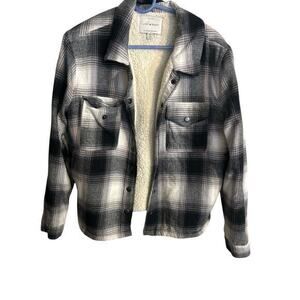 Lucky Brand‎ Plaid Jacket Women's Size Med Shacket